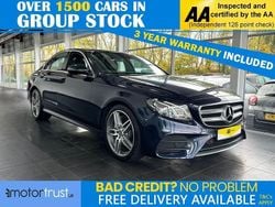 Blue Used 2017 Mercedes E220 AMG line Sedan | £17,395 (Fair price)