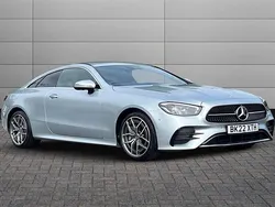 High tech silver Used 2022 Mercedes E300 AMG Line Premium Coupe | £30,995 (Super price)