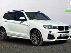 White Used 2017 BMW X3 M Sport SUV | £20,199 (Expensive)