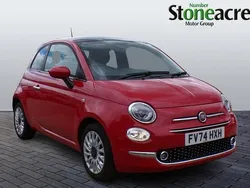 Red Used 2024 Fiat 500 Hatchback | £10,795 (Fair price)