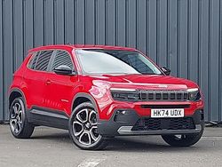 Red Used 2024 Jeep Avenger Summit SUV | £23,498 (Fair price)