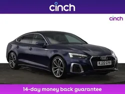 Blue Used 2022 Audi A5 S-Line Coupe | £25,409 (Fair price)
