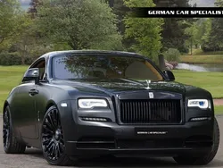 Satin black Used 2014 Rolls Royce Wraith Coupe | £94,990 (Expensive)