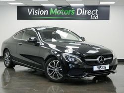Black Used 2016 Mercedes C200 Premium Plus Coupe | £13,470 (Fair price)