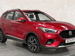 Red Used 2021 MG ZS Exclusive Sedan | £12,991 (Fair price)