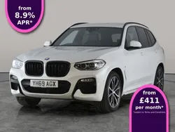 White Used 2019 BMW X3 M Sport SUV | £24,247 (Fair price)