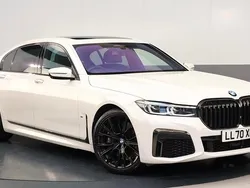 White Used 2020 BMW 730L M Sport Sedan | £38,000