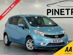 Blue Used 2016 Nissan Note Acenta Premium MPV | £6,399 (Fair price)