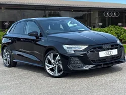Black New 2025 Audi A3 Sportback Black Edition Hatchback | £31,490