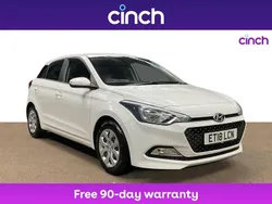 White Used 2018 Hyundai i20 Hatchback | £8,549 (Fair price)