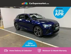 Blue Used 2022 Audi e-tron Black Edition SUV | £27,197 (Fair price)