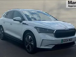 White New 2024 Skoda Enyaq iV SUV | £29,750 (Super price)