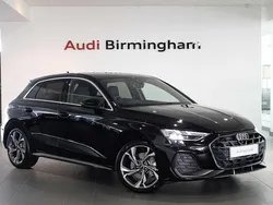Mythos black, metallic New 2025 Audi A3 e-tron S-Line Hatchback | £43,000