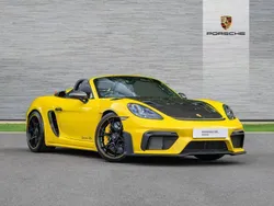 Racing yellow New 2024 Porsche 718 Spyder | £136,940