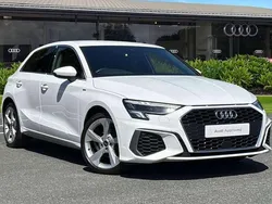 White Used 2022 Audi A3 S-Line Hatchback | £22,945 (Fair price)