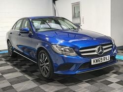 Blue Used 2019 Mercedes C200 SE Sedan | £14,995 (Good price)
