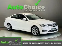 White Used 2015 Mercedes C180 Sport Edition Coupe | £9,485 (Good price)
