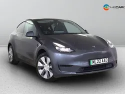 Blue Used 2022 Tesla Model Y Long Range SUV | £23,775 (Good price)