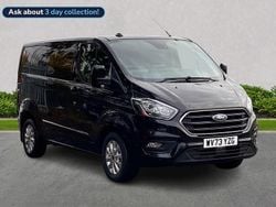 Black Used 2023 Ford Transit Custom Limited Van | £25,800 (Good price)