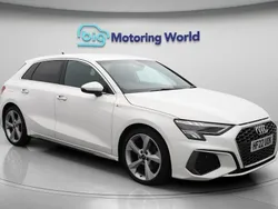 White Used 2022 Audi A3 Sportback S-Line Hatchback | £21,800 (Fair price)