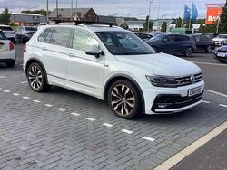 White Used 2018 VW Tiguan R-line SUV | £20,995 (Fair price)