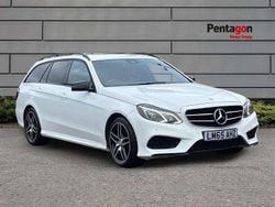 White Used 2015 Mercedes E220 AMG Estate | £12,795 (A bit pricey)