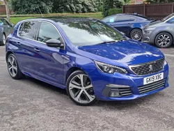 Blue Used 2019 Peugeot 308 GT-line Hatchback | £9,573 (Fair price)