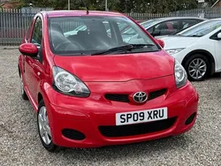 Red Used 2009 Toyota Aygo Hatchback | £2,799 (Fair price)