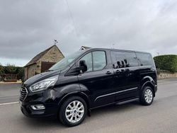 Black Used 2022 Ford Tourneo Custom Titanium Van | £17,990