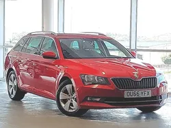 Red Used 2016 Skoda Superb SE Technology Estate | £8,698 (Fair price)
