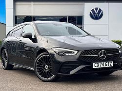 Black Used 2024 Mercedes CLA250e Shooting Brake AMG line Estate | £29,790 (Good price)