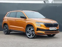 Orange Used 2024 Skoda Karoq SportLine SUV | £29,298 (A bit pricey)