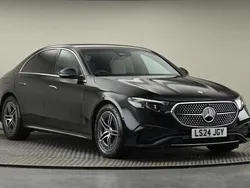 Black Used 2024 Mercedes E200 AMG line Sedan | £44,500 (Fair price)
