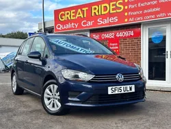 Blue Used 2015 VW Golf Sportsvan SE MPV | £7,995 (Fair price)