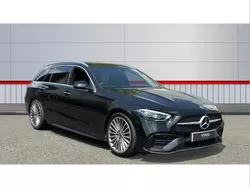Black Used 2022 Mercedes C200 AMG Line Premium Estate | £24,450 (Super price)