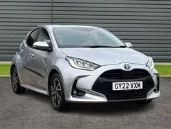 Silver Used 2022 Toyota Yaris Design Hatchback | £17,995 (A bit pricey)