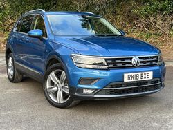 Blue Used 2018 VW Tiguan SEL SUV | £18,490 (Fair price)