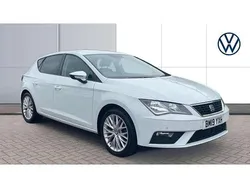 White Used 2019 Seat Leon SE Dynamic Hatchback | £12,019 (Fair price)