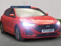 Red Used 2023 Ford Focus ST-Line Hatchback | £16,998 (Fair price)