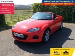 True red Used 2014 Mazda MX5 Cabriolet | £9,995 (A bit pricey)