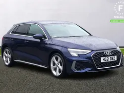 Blue Used 2021 Audi A3 Sportback Comfort Hatchback | £18,299 (A bit pricey)