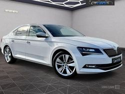 White Used 2018 Skoda Superb SE L Executive Hatchback | £8,975 (A bit pricey)