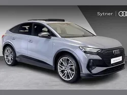 Grey Used 2022 Audi Q4 Sportback e-tron Advanced Plus SUV | £36,500