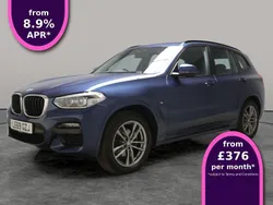 Blue Used 2020 BMW X3 M Sport SUV | £23,984 (Good price)
