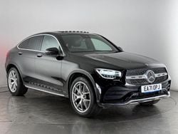 Black Used 2021 Mercedes GLC300e AMG line Coupe | £33,350 (Expensive)