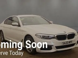 White Used 2020 BMW 520 M Sport Sedan | £23,699 (Fair price)