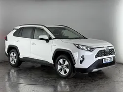 White Used 2021 Toyota RAV4 Hybrid SUV | £23,550 (Super price)