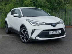 White Used 2022 Toyota C-HR Design SUV | £20,998 (Fair price)