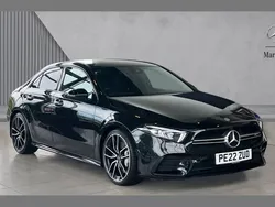 Black Used 2022 Mercedes A35 AMG Premium Sedan | £30,239 (Fair price)