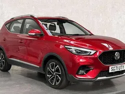 Red Used 2021 MG ZS Exclusive Sedan | £12,991 (Fair price)